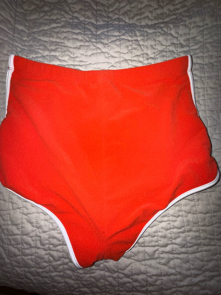 Gnash Swim Towelling Swim Shorts In Tomato Light Red Sz M Nwt — image 6 of 6